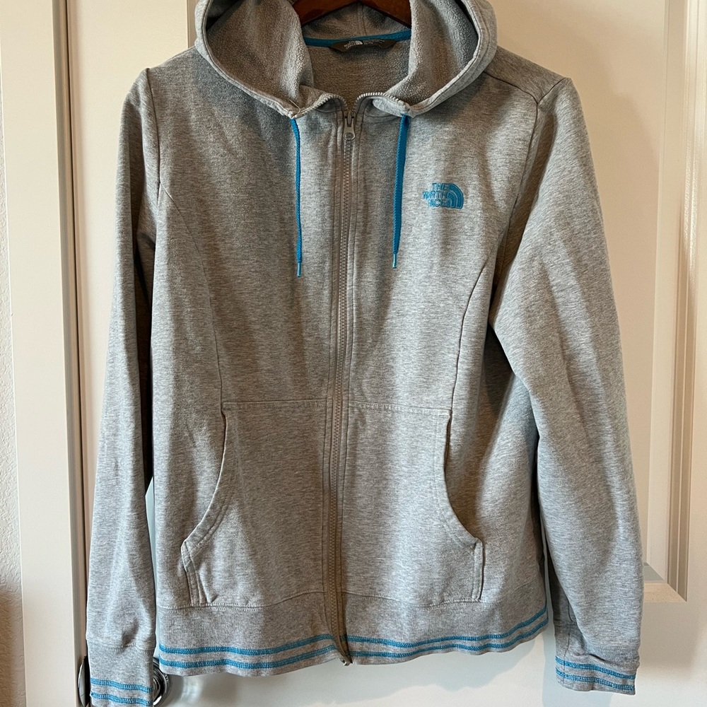 Northface Zip up hooded sweatshirt